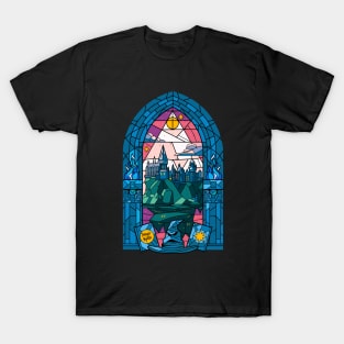 Stained Glass Castle T-Shirt